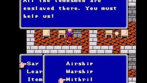 Final Fantasy II (english translation) (NES / Nintendo) - Vizzed.com GamePlay (rom hack) Salamando