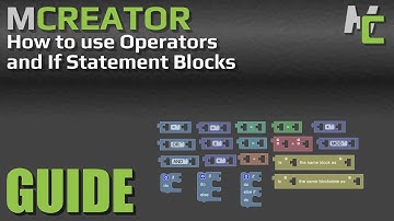 MCREATOR: Operators and If Statements | 2022.1