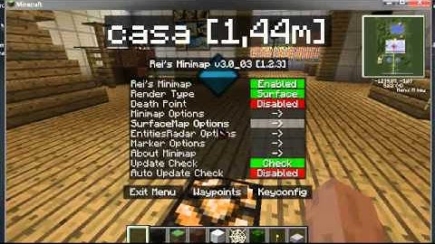 como instalar mod ReiMinimap para minecraft 1.2.5 actualizado