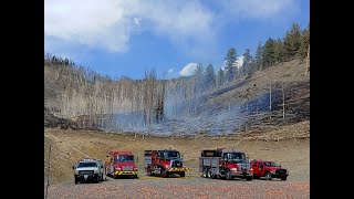 2.5-acre blaze at Summit shooting range is first local wildfire of 2021... on Krystal 93