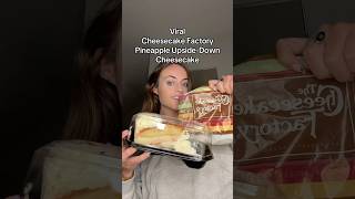 Let’s try the VIRAL Cheesecake Factory Pineapple Upside-Down Cheesecake 🍍🍰🍒#cheesecakefactory