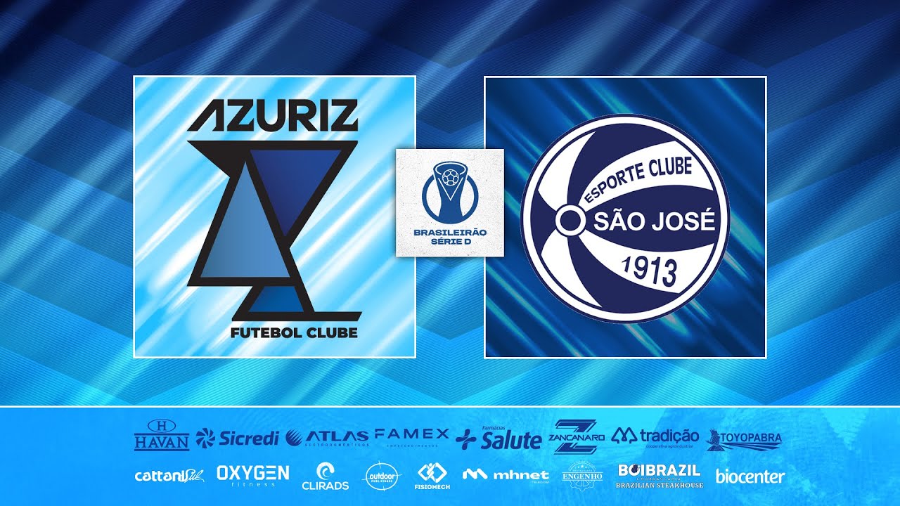 ( Imagens Ao Vivo) AZURIZ X SAO JOSE 1ª RODADA RETURNO CAMPEONATO ...