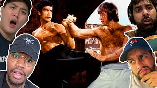 Bruce Lee Vs. Chuck Norris Fight First Reaction (Gen Z and Millennials React)