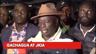 🔴#live: Gachagua At JKIA Leaving for U.S 🔥