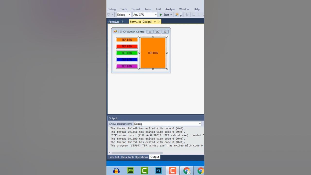 049 d change foreground color of c button youtube
