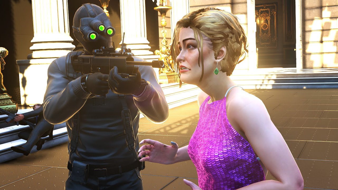 HITMAN Paris Splinter Cell TAC4 Rifle Kill Everyone - YouTube