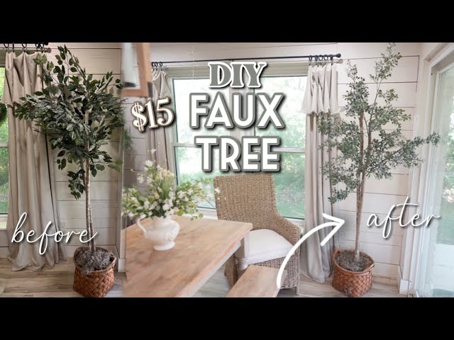 The inexpensive hack to make your faux plants look taller + more realistic  🪴 #shorts #homehacks 