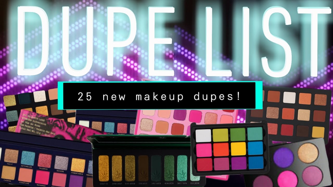 25 new dupes/inspired: Viseart, Pat McGrath, Natasha Denona, Morphe, Melt, Too Faced | DUPE LIST