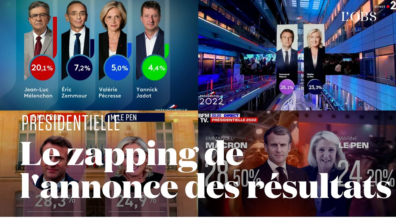 Présidentielle : comment les chaînes TV ont annoncé les résultats à 20 heures