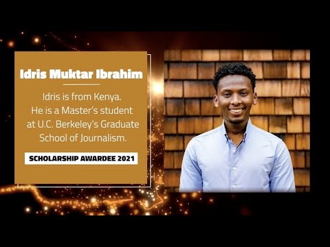 Idris Mukhtar Ibrahim: 2021 Foreign Press Correspondents Scholarship Awardee