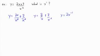 Calculus - Derivatives - basic tricks (2/2) - (IB Math, GCSE, A level, AP)