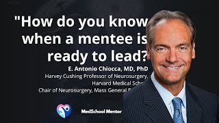 Chair of Neurosurgery at Mass General Brigham on what makes a great mentee