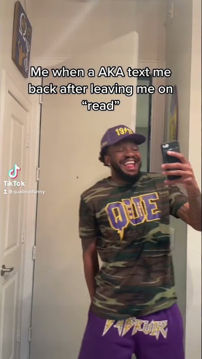 WHEN AN AKA 💚💕 FINALLY TEXT YOU BACK 😭😭😭 #comedy #alphakappaalpha #funny #shorts