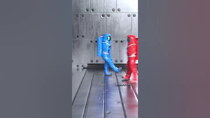 Among Us in HD (Part 97) LONG WAY DOWN #Shorts