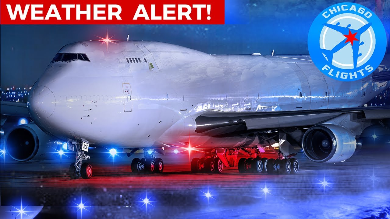 🔴LIVE ARCTIC AIR w/SNOW EXPECTED at CHICAGO O'HARE THIS WEEKEND |AVGEEK PLANES |WINTER WEATHER ALERT