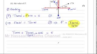 WME01/01, (Edexcel), IAL, M1, June 2017, Q1, Statics