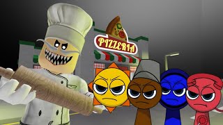 Sprunki Baby Mr.sun, Brud, Jevin & Telephone Played Escape Papa Pizzas Pizzeria Obby In Roblox