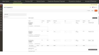 Backend Answer and Modify Quote Request