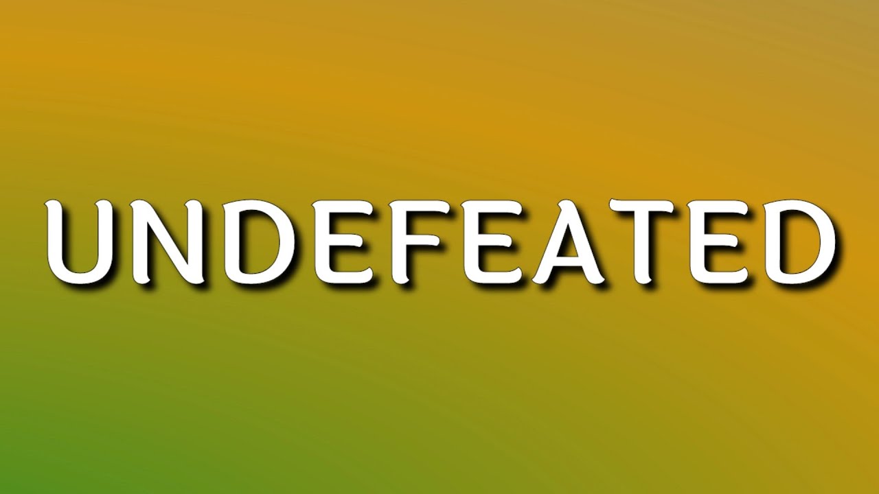 KSI - Undefeated (Lyrics)