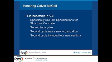 ACI Specification Writing Process