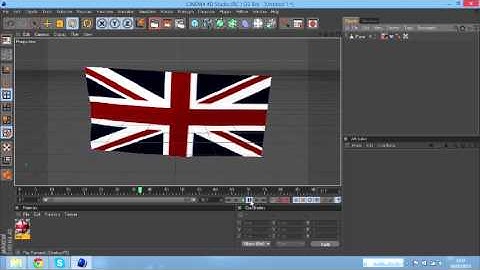 Cinema 4D | Tutorial | Waving Flag