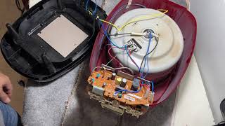 Repairing a Hitachi digital electric rice cooker. No power.