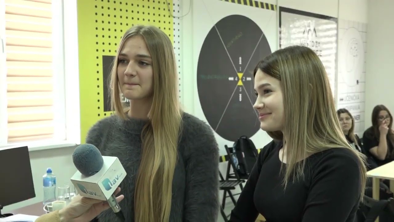 ČAČAK 08.04.2023. Predstavnici učeničkih kompanija Medicinske skole u Čačku među najboljima