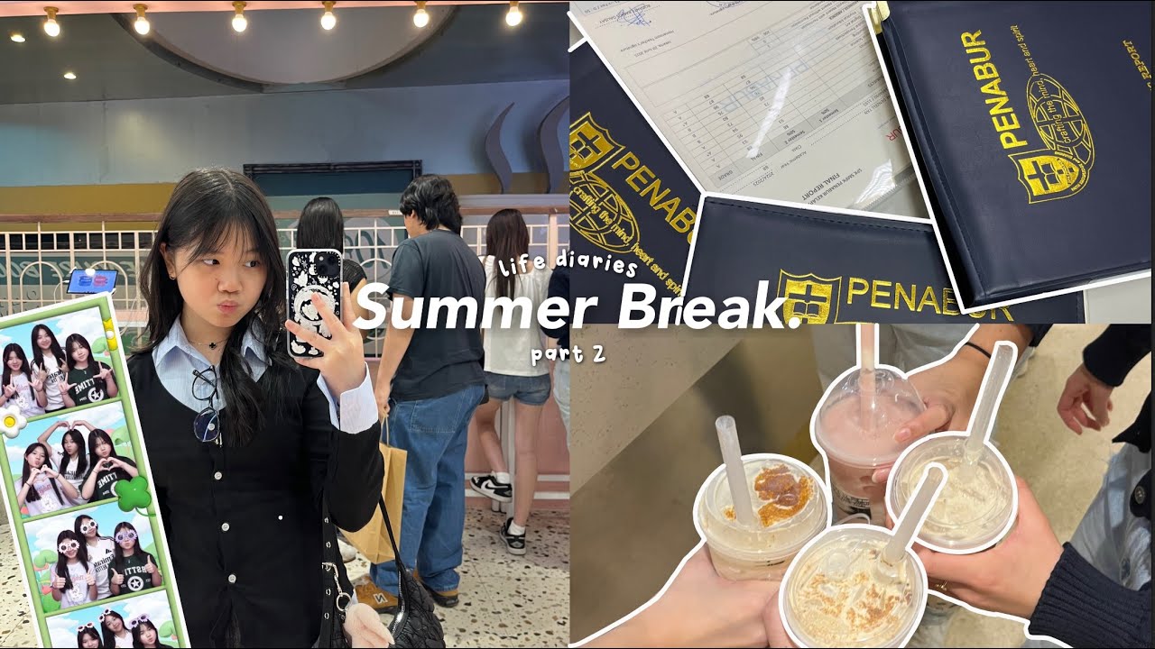 SUMMER DIARIES pt.2 🪷: new haircut, going out to malls, report card, etc. | VLOG