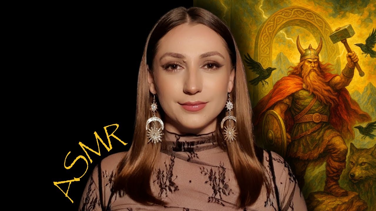 Norse Mythology Reading in Soft Voice 📖 ASMR for Sleep (No Mid-roll Ads)