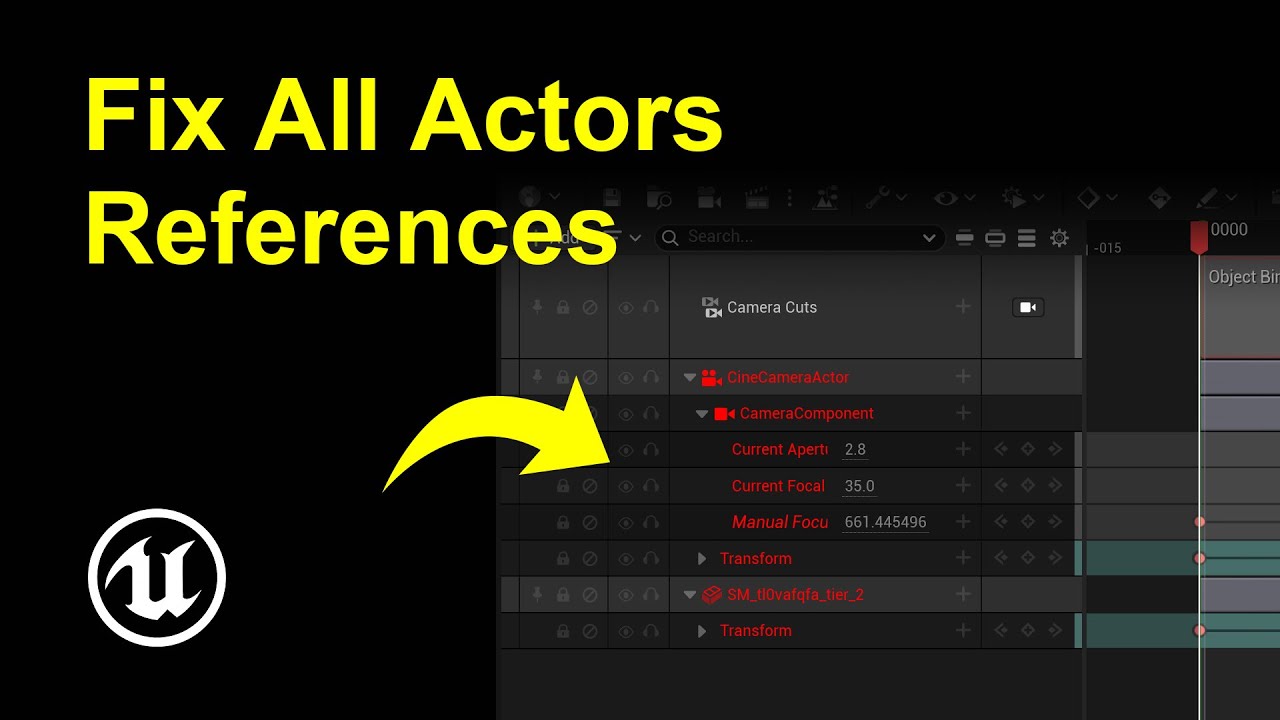 How to Fix All Actors References in Sequencer in Unreal Engine 5 - YouTube
