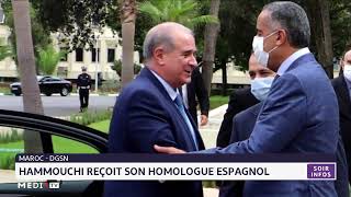 Abdellatif Hammouchi Reçoit Le Directeur Général De La Police Nationale Espagnole