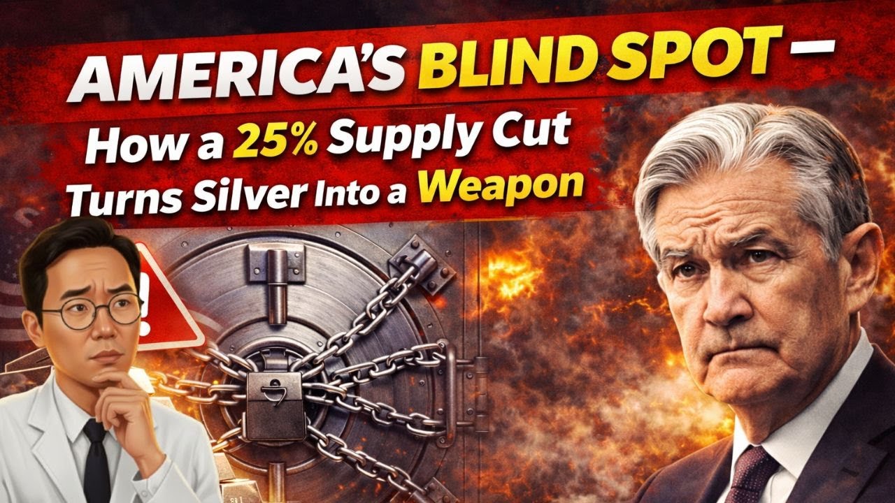 America’s Blind Spot — How a 25% Supply Cut Turns Silver Into a Weapon