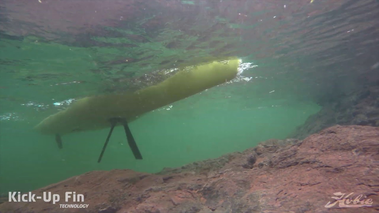 ALL NEW from Hobie MirageDrive 180 Kick Up Fin Technology