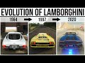 Evolution Of Lamborghini In Racing Games!! 1964 - 2020 (70 Cars In Total)