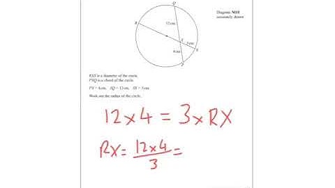 January 2017 IGCSE 3HR Q17 Circle Theorems