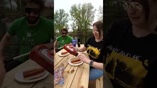 Pond Picnic with the Paddle North Inflatable Utility Dock Loaded