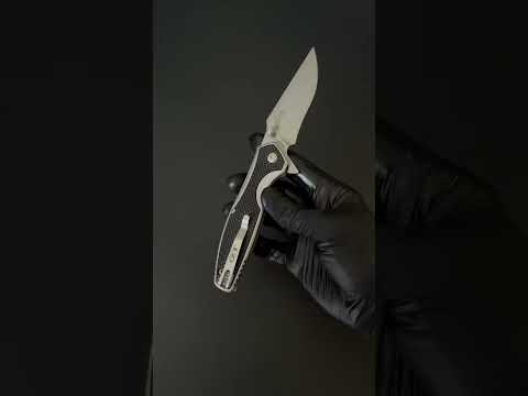 Ніж складаний похідний 2-2300сталь D2 KN1047, видео 1