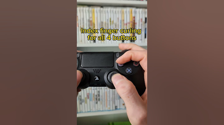 How to Claw Grip on Playstation Controllers #shorts
