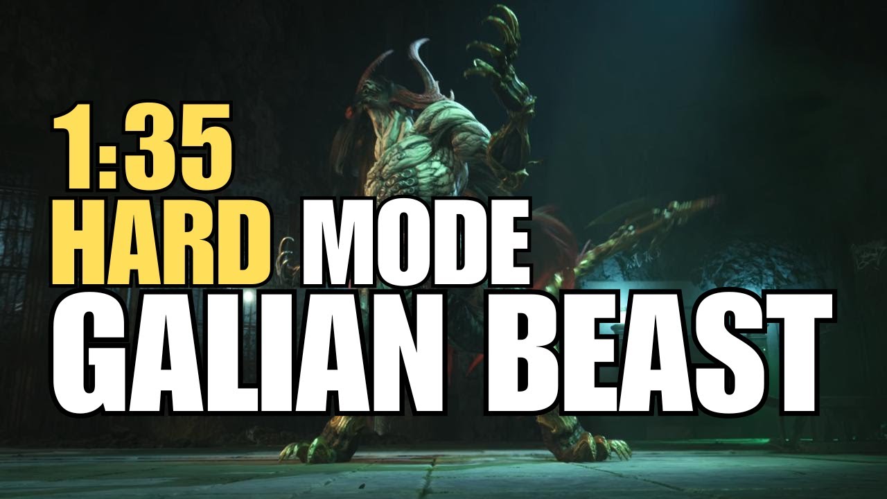 Galian Beast in 1:35 mins on Hard Mode - Final Fantasy VII Rebirth ...