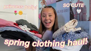 the CUTEST spring clothing haul! ft. princess polly