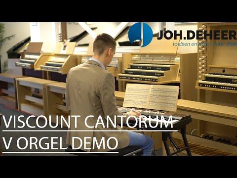 Viscount Cantorum V Organ Demo - Joh.deHeer