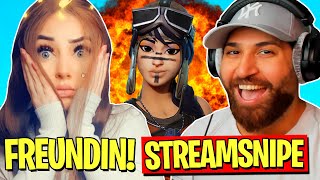 Ich STREAMSNIPE meine FREUNDIN im SKIN CONTEST bis sie KOMPLETT AUSRASTET und den STREAM BEENDET..