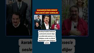 Burak Baran Karakeçili dedesi Tatlıses'in kendisine hakaret ve tehdit savurduğunu söyledi!