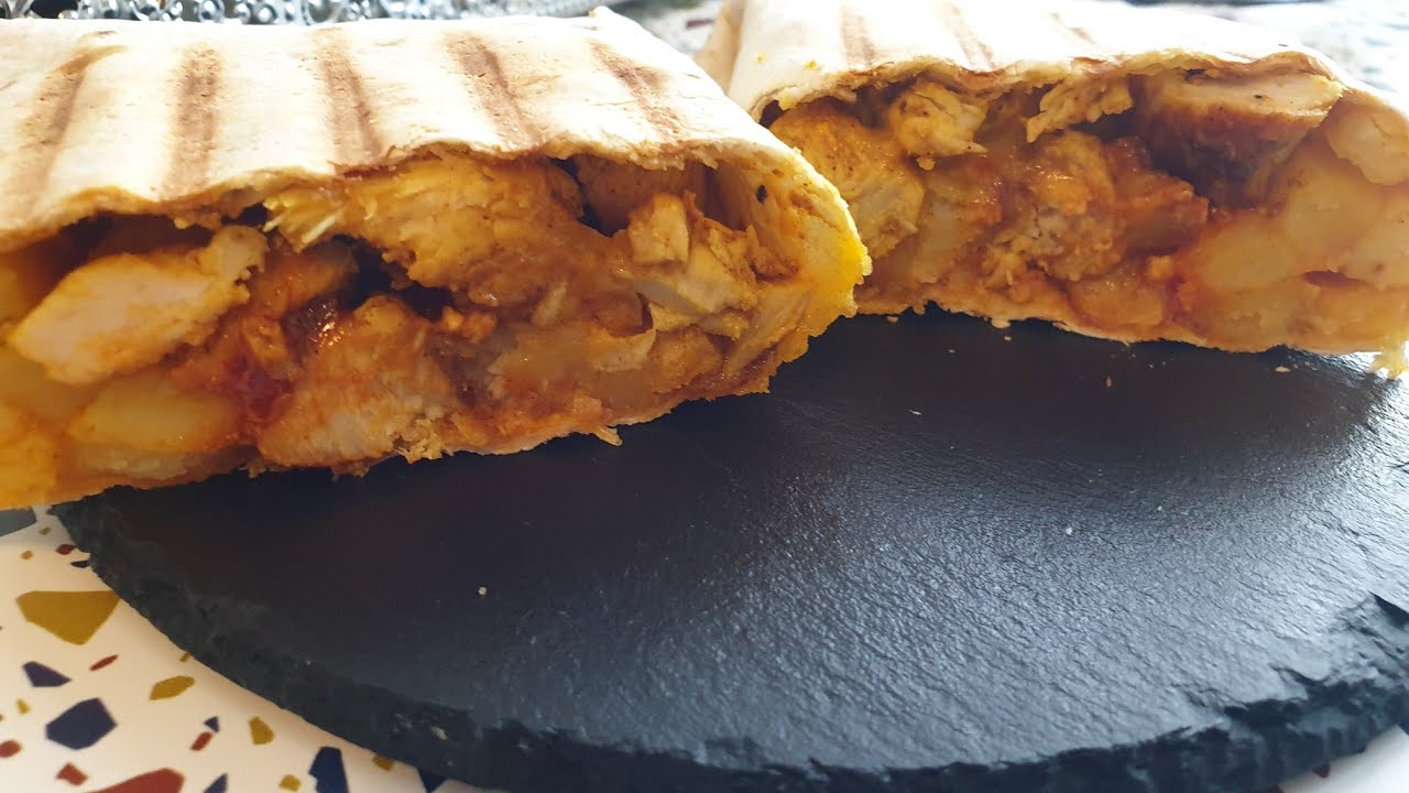 TACOS FRANCESES CASEROS RIQUISSIMOS/  طاكوس بالدجاج