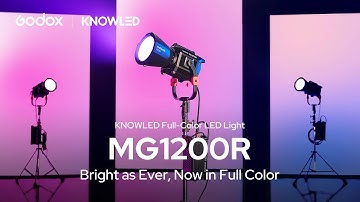 Godox KNOWLED MG1200R Full Color LED Light 🎨 Bright as Ever, Now in Full Color
