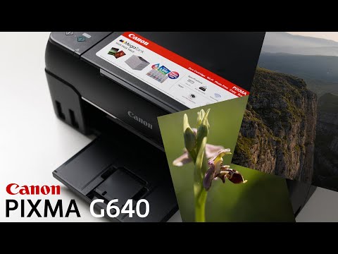 Canon Pixma G640 unbox & print