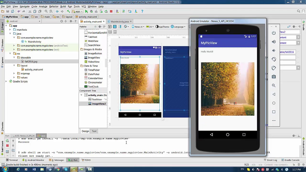 Android: How to Start - Lesson 2_2 ( Add Image to Android Studio ) - YouTube