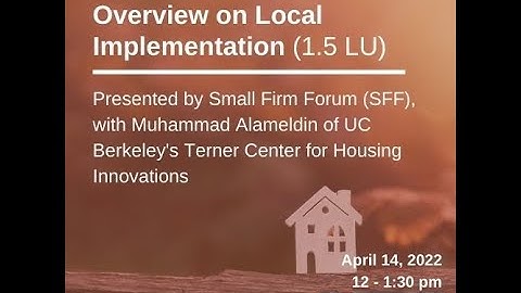 ADU Laws & SB 9: An Overview on Local Implementation