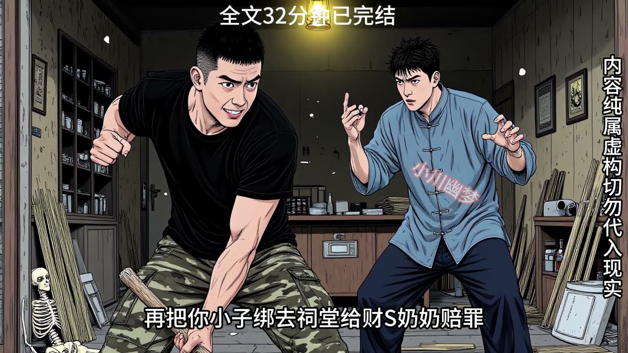 村里枯井挖出一个血红轿，当晚村里男人出现诡异一幕！#悬疑#全文已完结