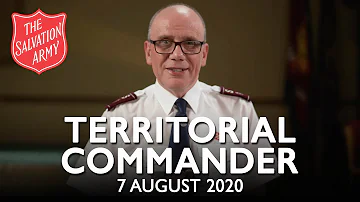 A Message from the Territorial Commander | The Salvation Army